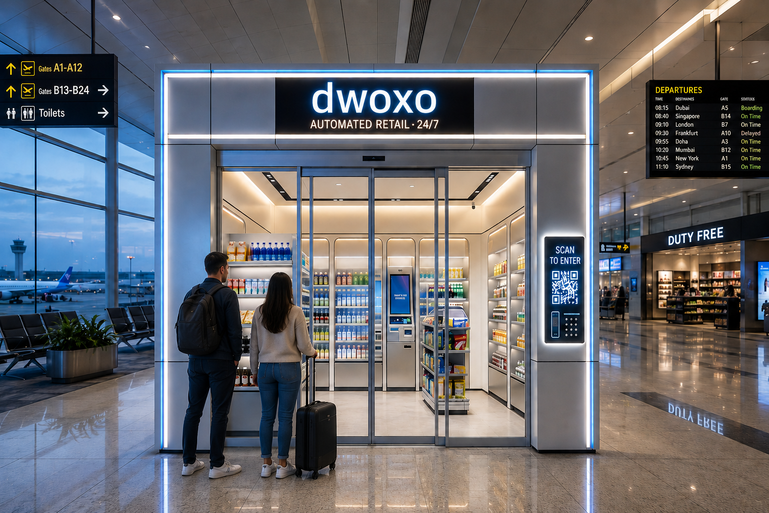 D-WOXO smart store in a residential community