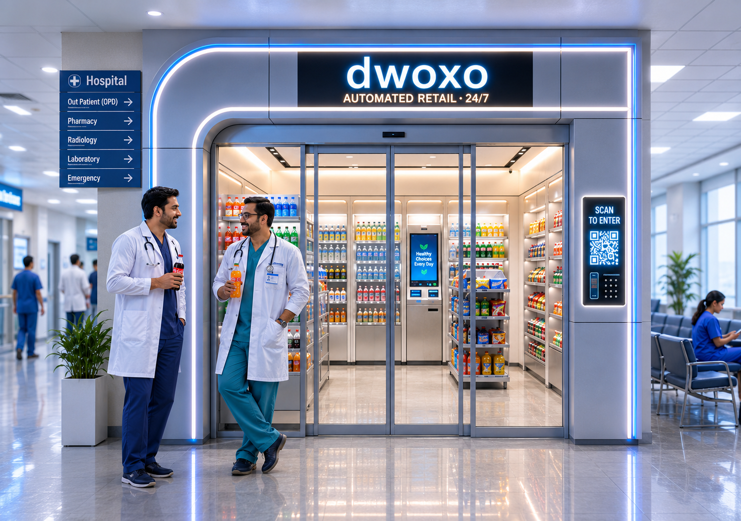 D-WOXO smart store in a residential community